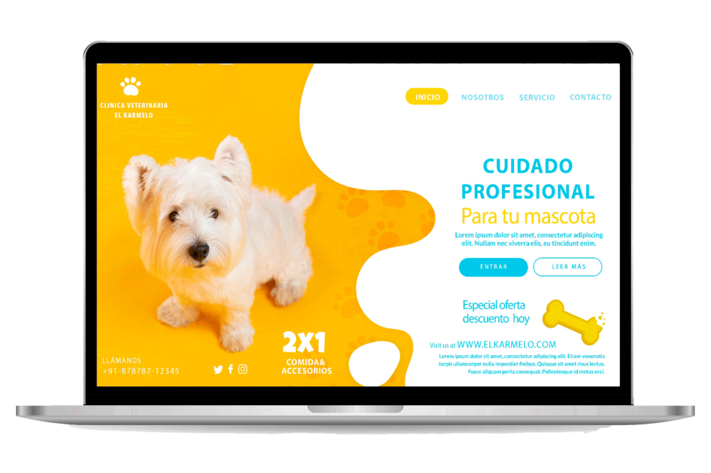 web clínica veterinaria